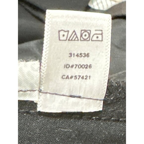 Ann Taylor LOFT Julie STRAIGHT Black Polyester Rayon Blend Dress Pants Sz 6 - Picture 12 of 12